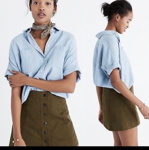 Madewell chambray shirt